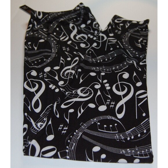Plus Size Musical Note Leggings | Music Note, Music‎ Notes - Picture 7 of 12